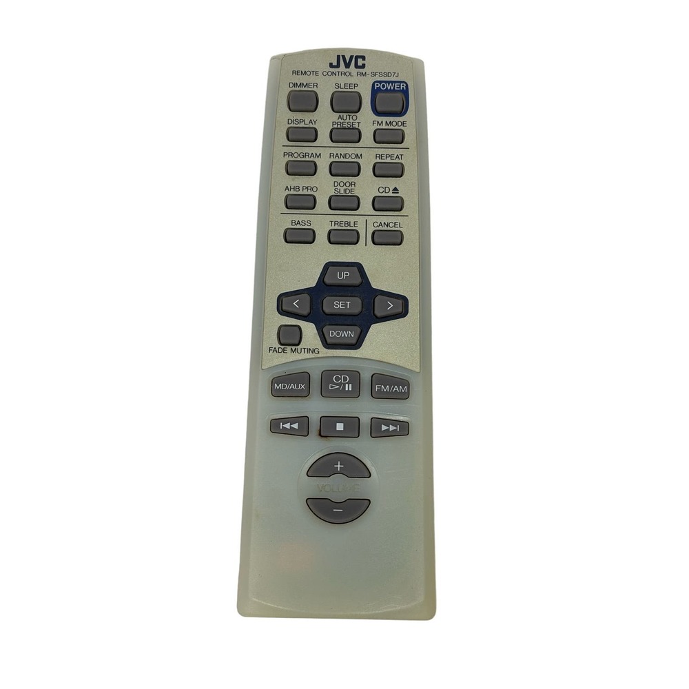 JVC RM-SFSSD7J OEM Remote Control Clean and Tested